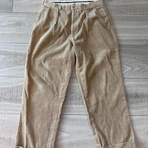 Polo Ralph Lauren‎ Beige Corduroy Pants – Pleated Vintage Fit